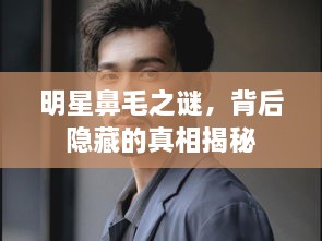 明星鼻毛之謎，背后隱藏的真相揭秘