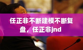 任正非不斷建模不斷復盤，任正非jnd 