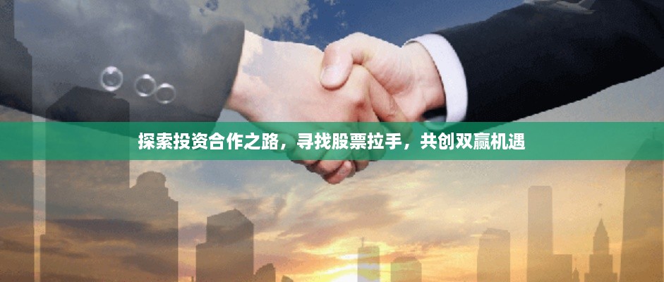探索投資合作之路，尋找股票拉手，共創(chuàng)雙贏機(jī)遇