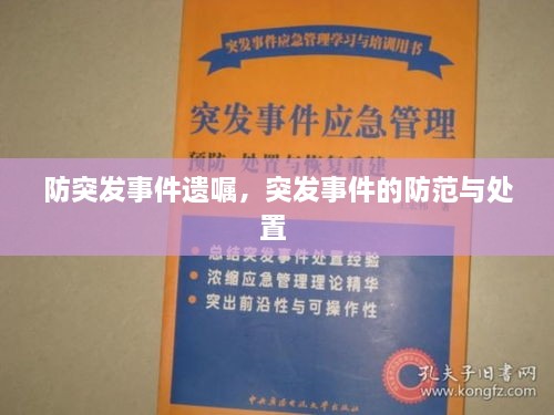 防突發(fā)事件遺囑，突發(fā)事件的防范與處置 