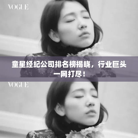 童星經(jīng)紀公司排名榜揭曉，行業(yè)巨頭一網(wǎng)打盡！