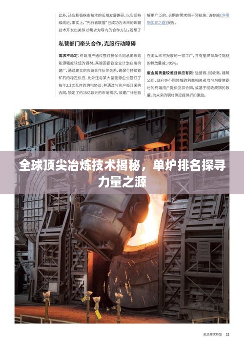 全球頂尖冶煉技術(shù)揭秘，單爐排名探尋力量之源