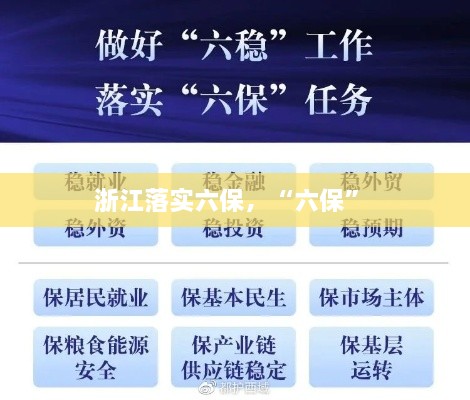 浙江落實(shí)六保，“六?！?