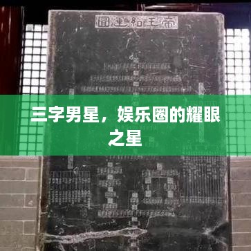 三字男星，娛樂圈的耀眼之星