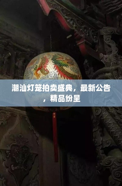 潮汕燈籠拍賣盛典，最新公告，精品紛呈