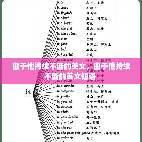 由于他持續(xù)不斷的英文，由于他持續(xù)不斷的英文短語 