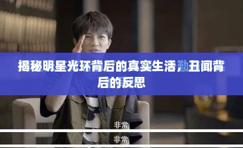 揭秘明星光環(huán)背后的真實生活，丑聞背后的反思