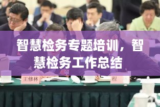 智慧檢務專題培訓，智慧檢務工作總結 