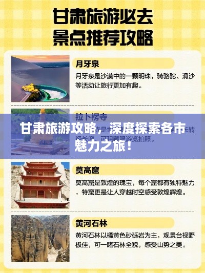 甘肅旅游攻略，深度探索各市魅力之旅！