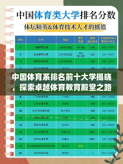 中國體育系排名前十大學(xué)揭曉，探索卓越體育教育殿堂之路