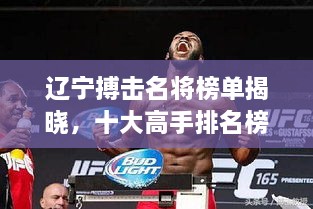 遼寧搏擊名將榜單揭曉，十大高手排名榜單！
