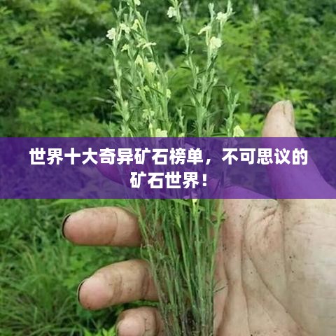 世界十大奇異礦石榜單，不可思議的礦石世界！