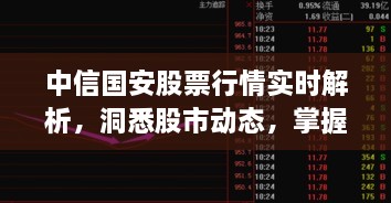 中信國安股票行情實時解析，洞悉股市動態(tài)，掌握投資先機
