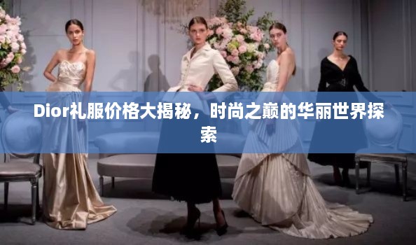 Dior禮服價(jià)格大揭秘，時尚之巔的華麗世界探索