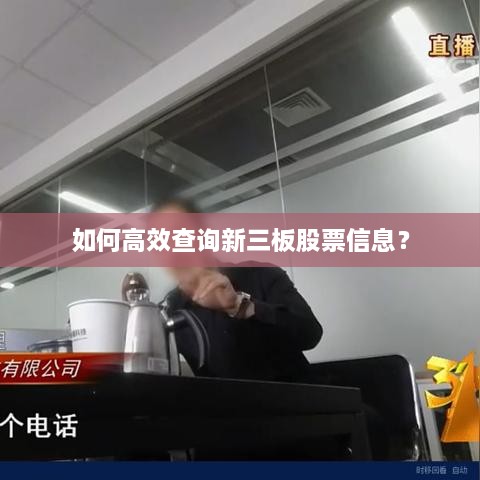 如何高效查詢新三板股票信息？