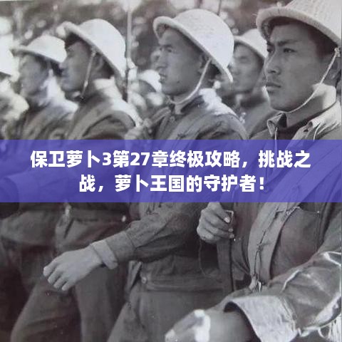 保衛(wèi)蘿卜3第27章終極攻略，挑戰(zhàn)之戰(zhàn)，蘿卜王國(guó)的守護(hù)者！