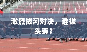 激烈拔河對決，誰拔頭籌？