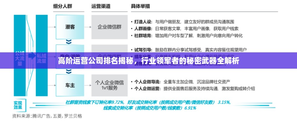 高階運營公司排名揭秘，行業(yè)領軍者的秘密武器全解析