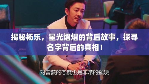 揭秘楊樂，星光熠熠的背后故事，探尋名字背后的真相！