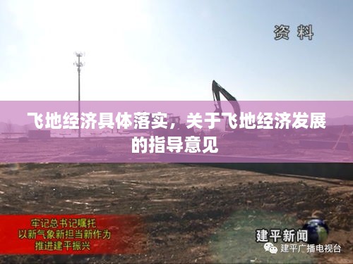 飛地經(jīng)濟具體落實，關于飛地經(jīng)濟發(fā)展的指導意見 
